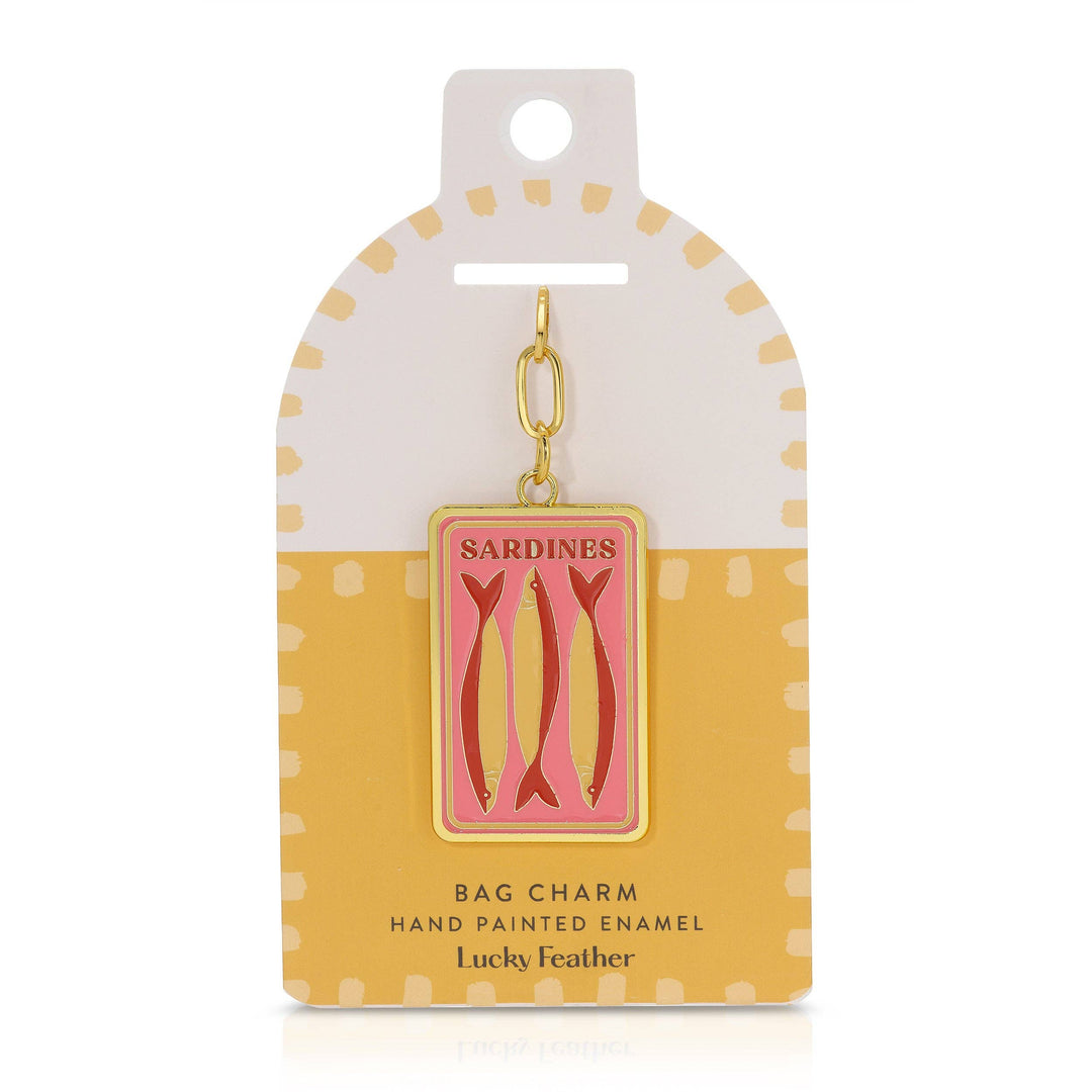 Enamel Bag Charm Bundle - Includes 4 of each style (48 pieces total) + wood display
