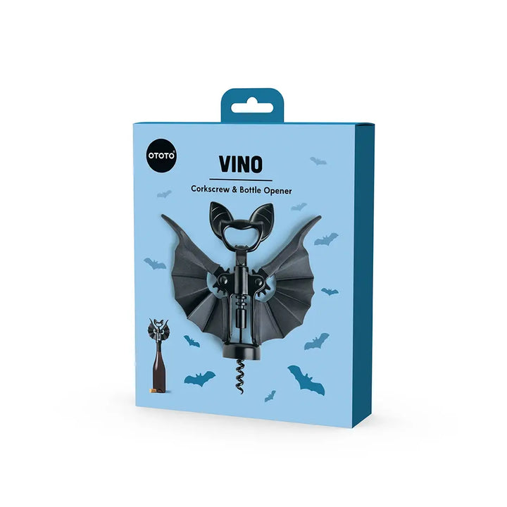 Vino Spooky Bat - Wine &amp; Beer Opener - Halloween Gifts