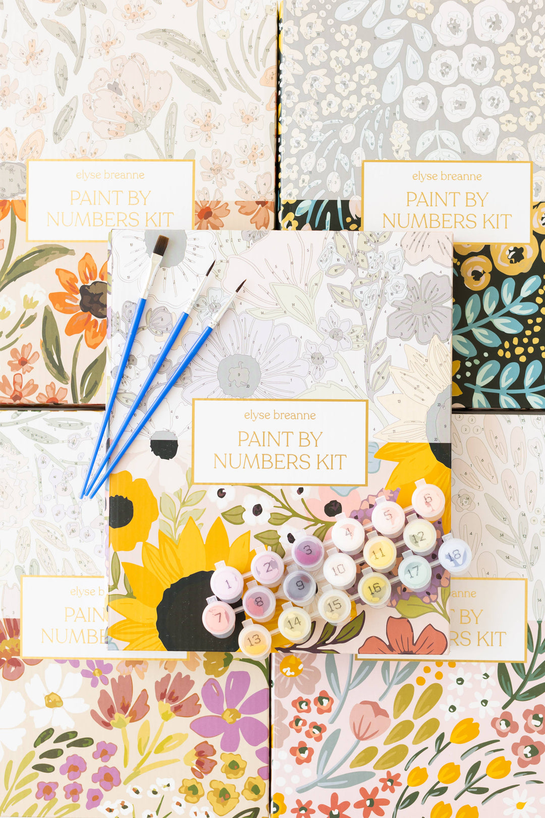 Rainbow Garden Paint By Number Kit