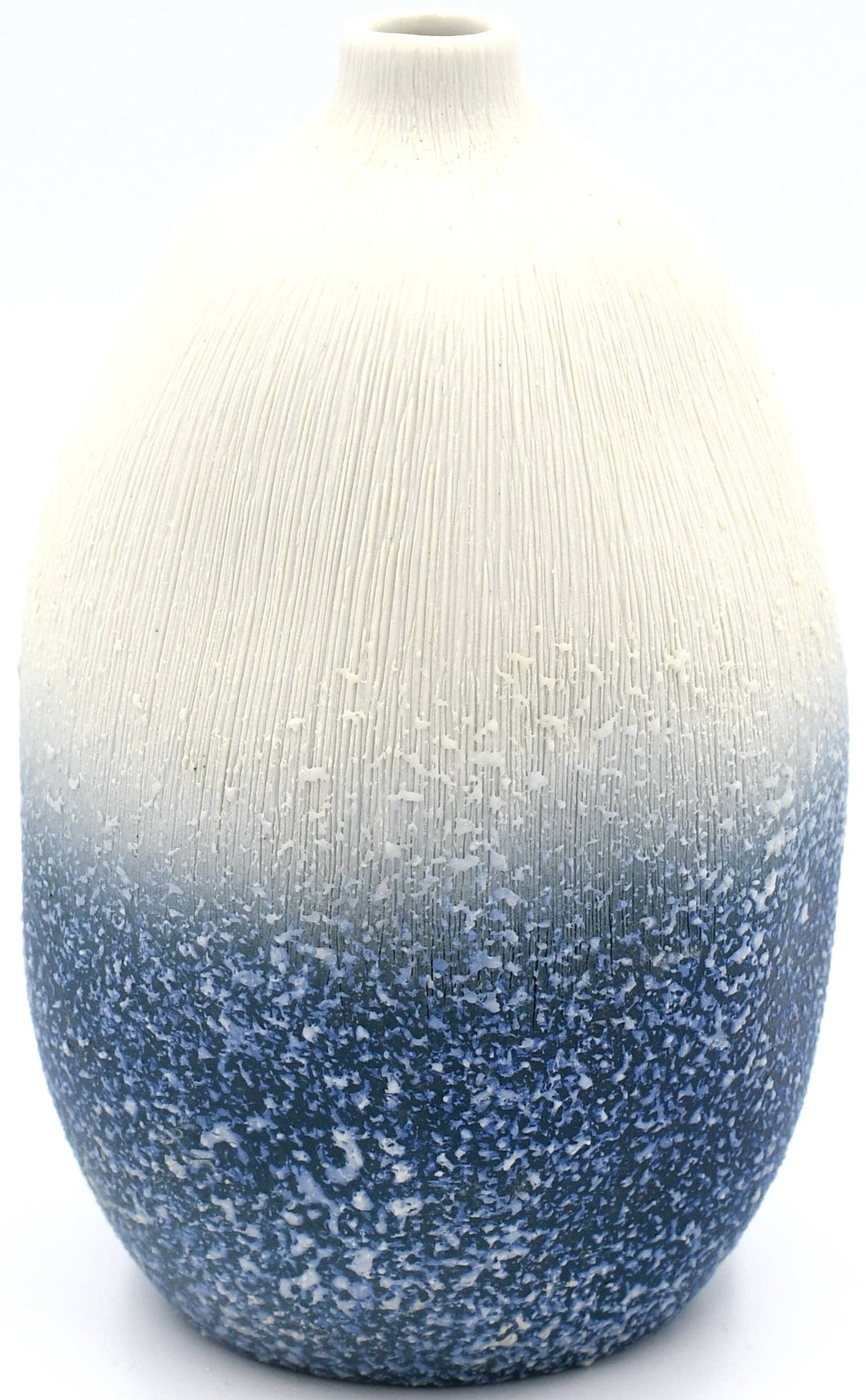 Handcrafted Porcelain Bud Vase Blue Ombre
