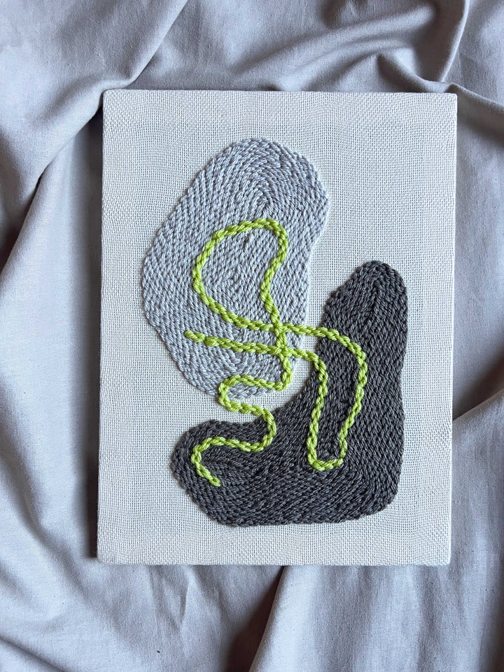 "Pebbles II" - Beginner Punch Needle Kit