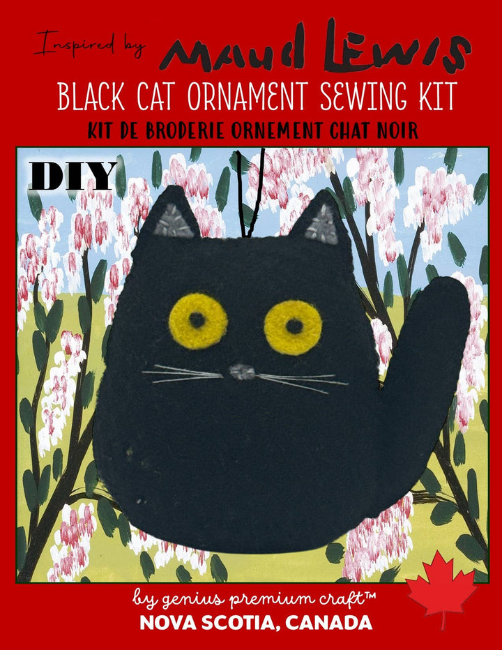 Needle Felted Black Cats Kit