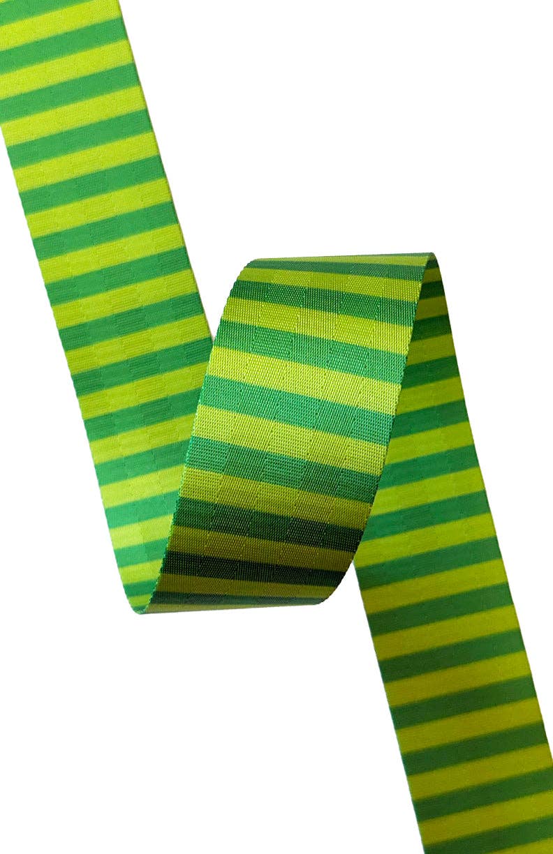 Green Stripe - 2in Handle Webbing 12 yard roll