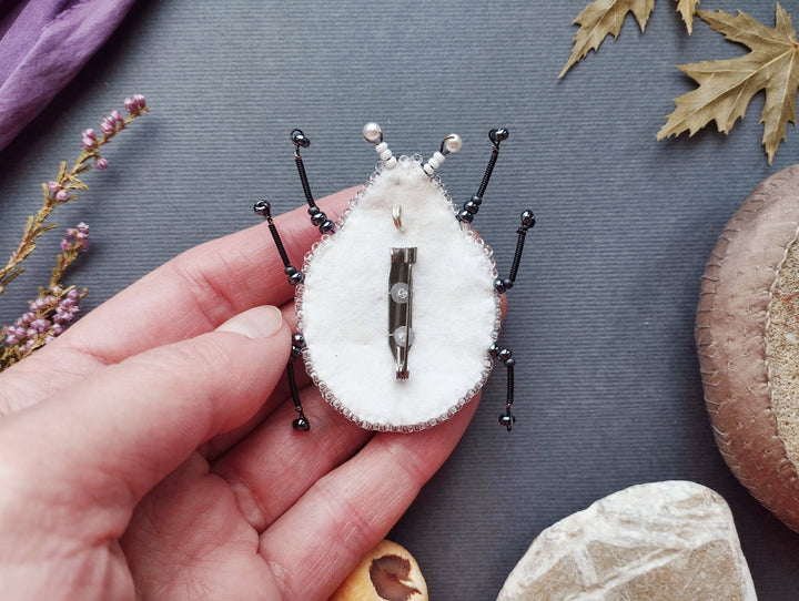 Set of 4 Bead Embroidery Kit: DIY Insect Brooches