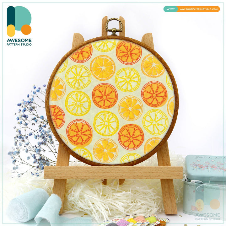 Citrus Embroidery Kit