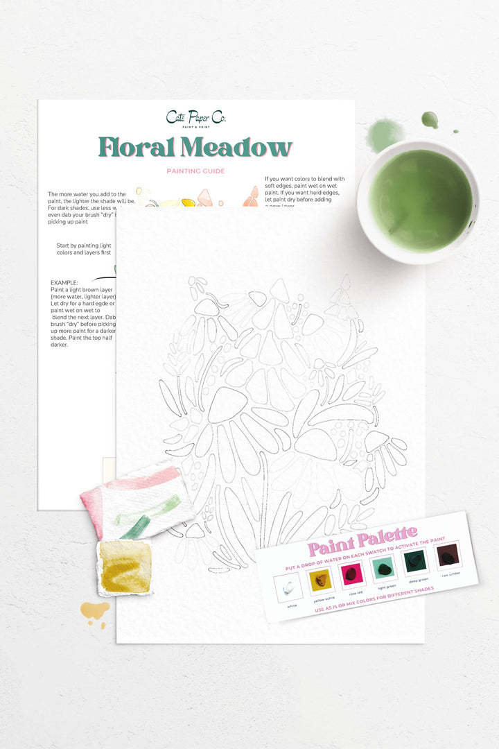 Floral Meadows Watercolor Kit