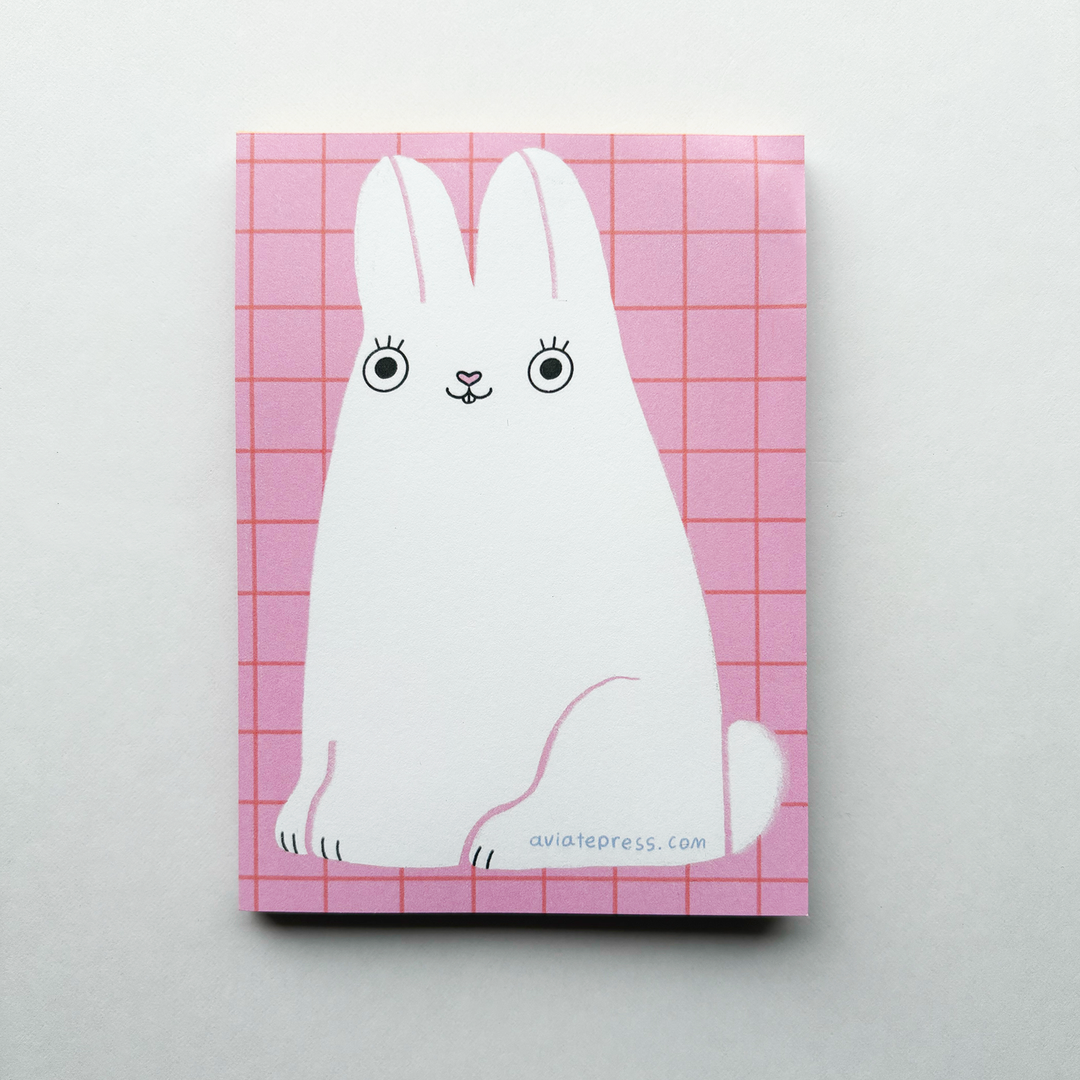 Fluffy Bunny Notepad