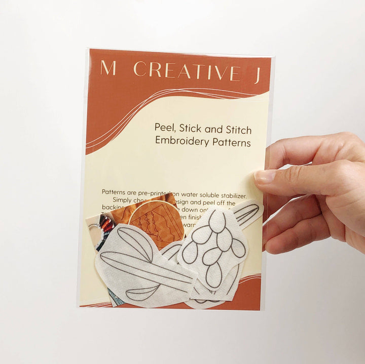 Cacti - Peel Stick and Stitch Hand Embroidery Patterns