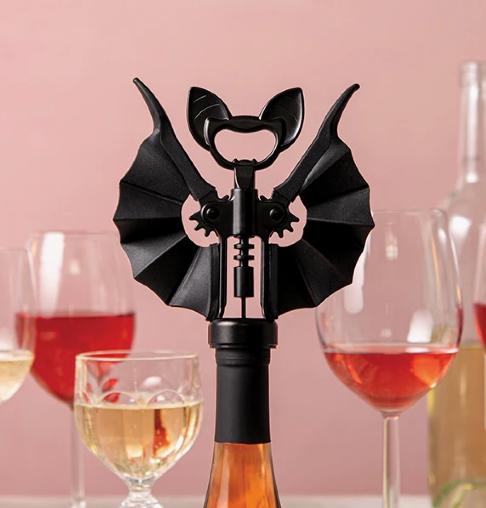 Vino Spooky Bat - Wine &amp; Beer Opener - Halloween Gifts