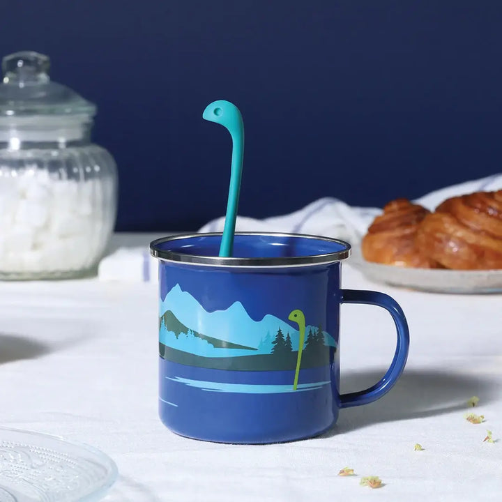 Cup of Nessie Tea Infuser & Cup Blue