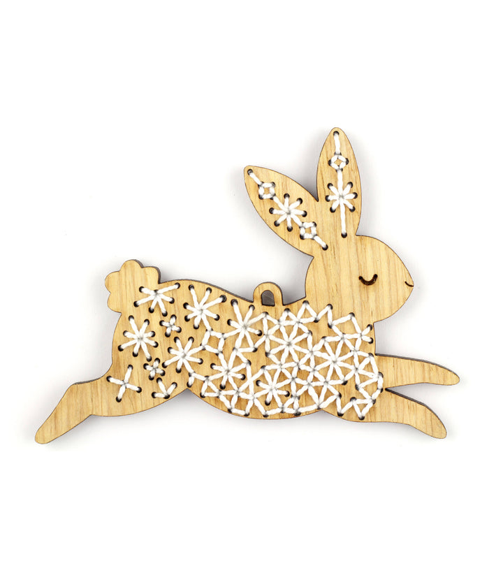 Rabbit Stitched Ornament Kit