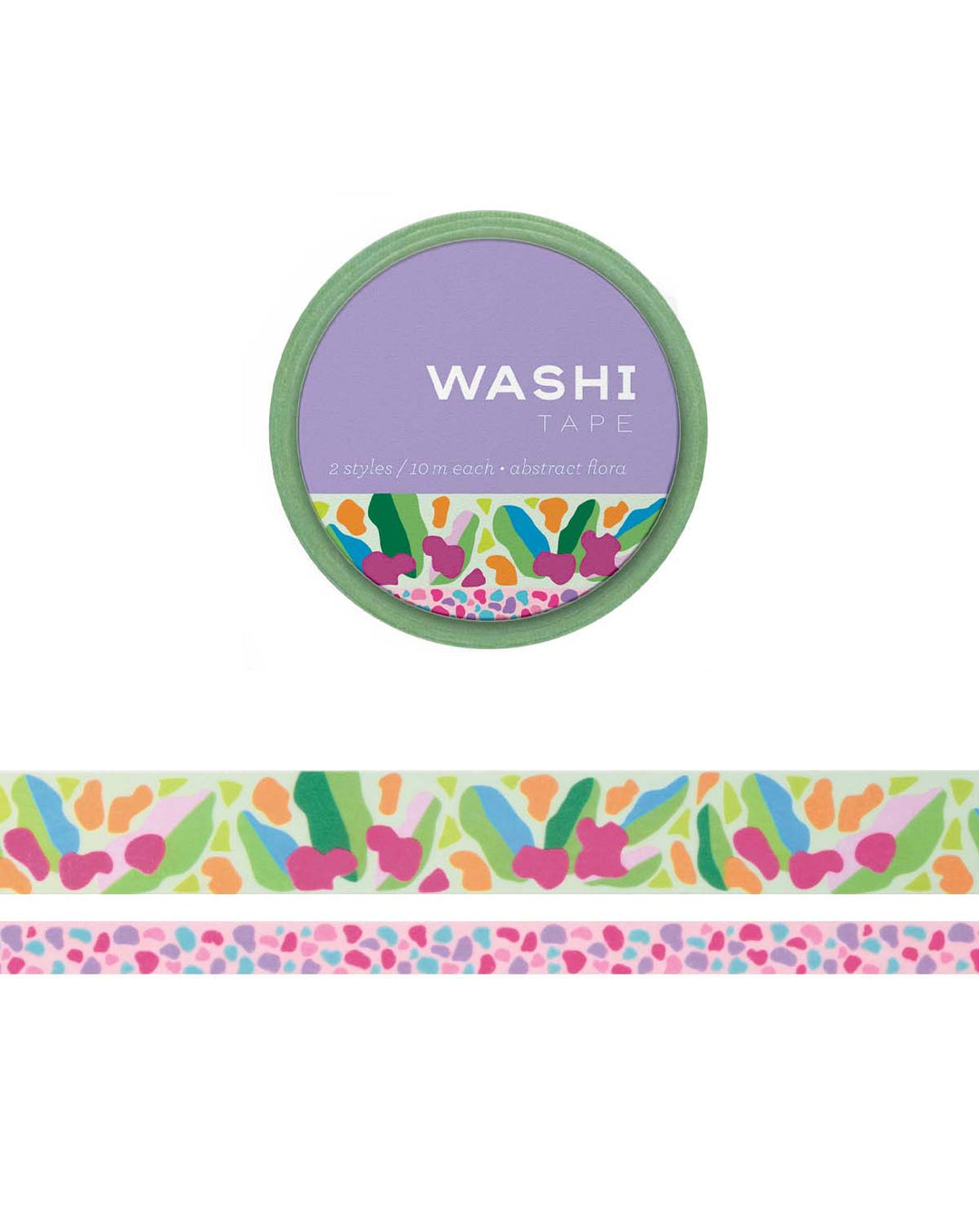 Abstract Floral Set of 2 Washi Tape