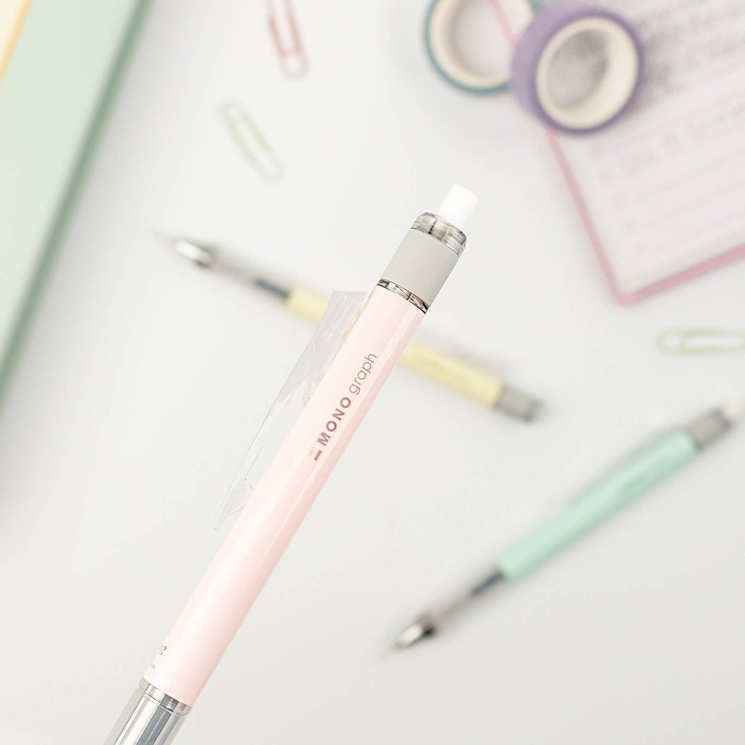 MONO Graph Mechanical Pencil: Pastel, Coral Pink