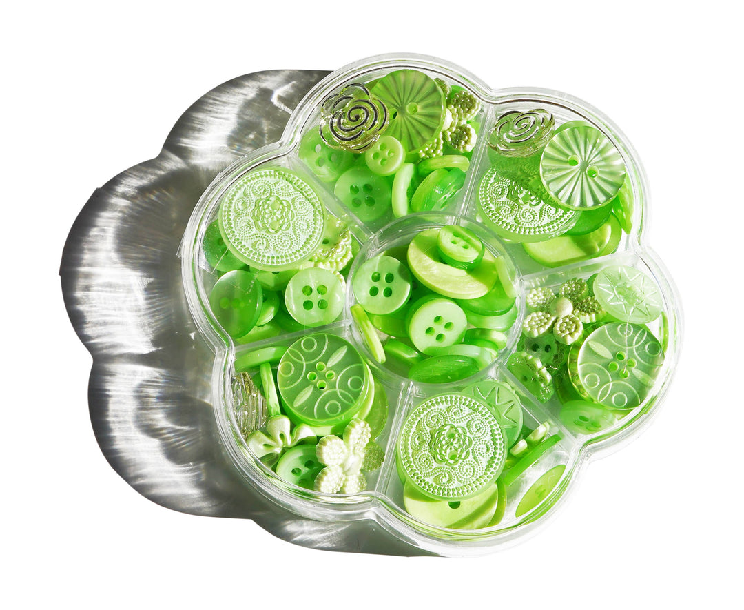 Button Assortment Green Buttons
