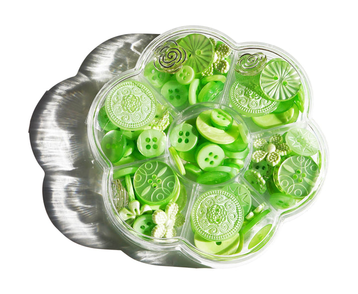 Button Assortment Green Buttons