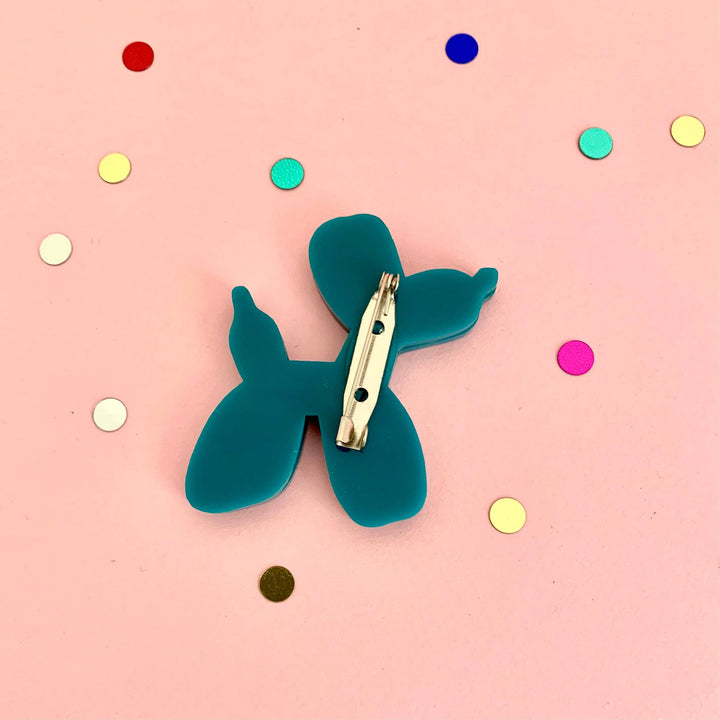 Balloon Poodle Dog Brooch