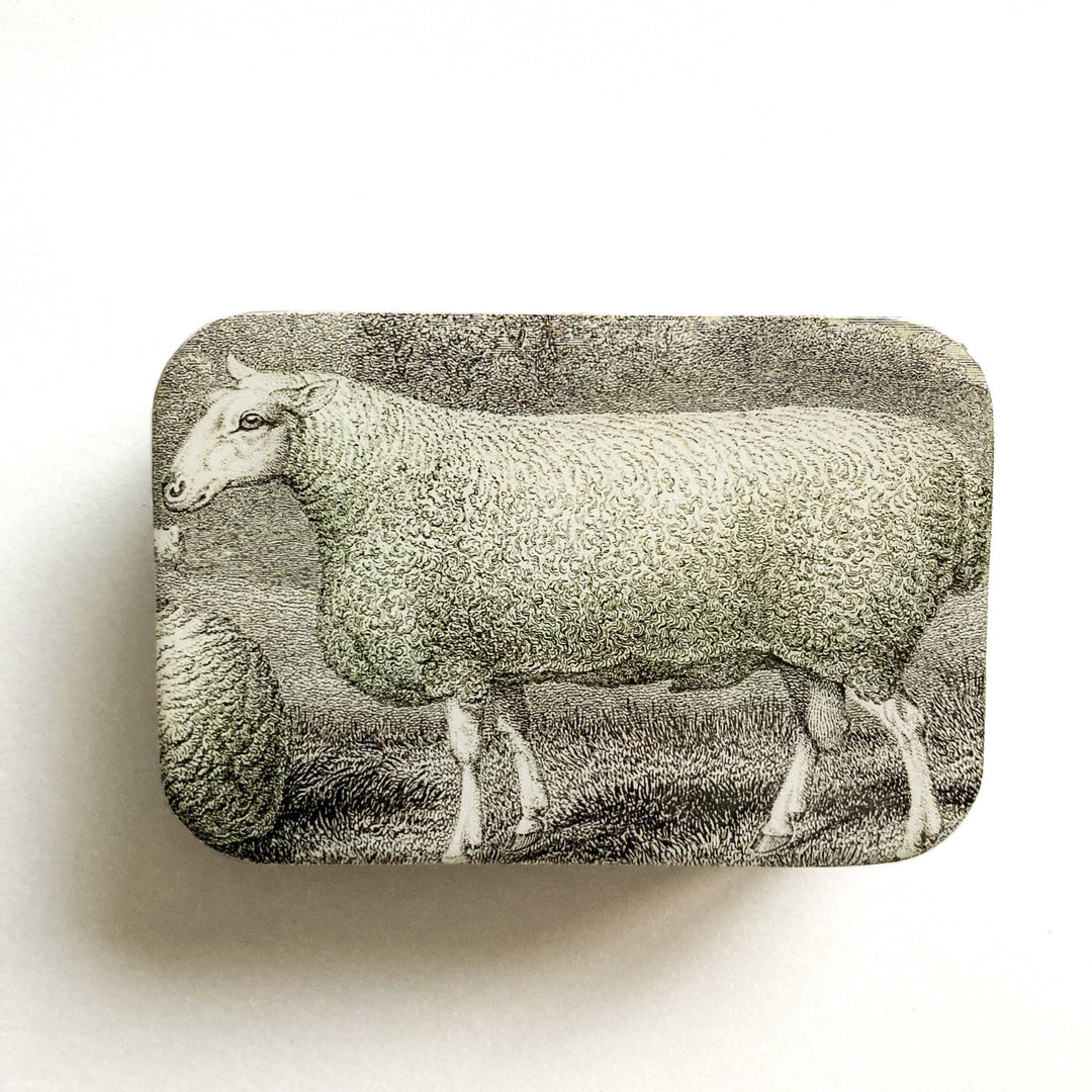 Sheep Knitting Notions Tin