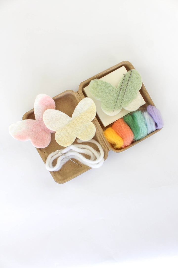 Mini Butterfly Felting Craft Kit