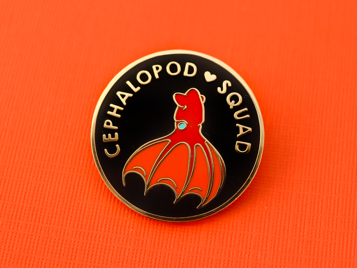 Cephalopod Squad Pin