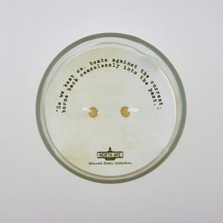 Banned Book Candle / The Great Gatsby / Book Lover Gift