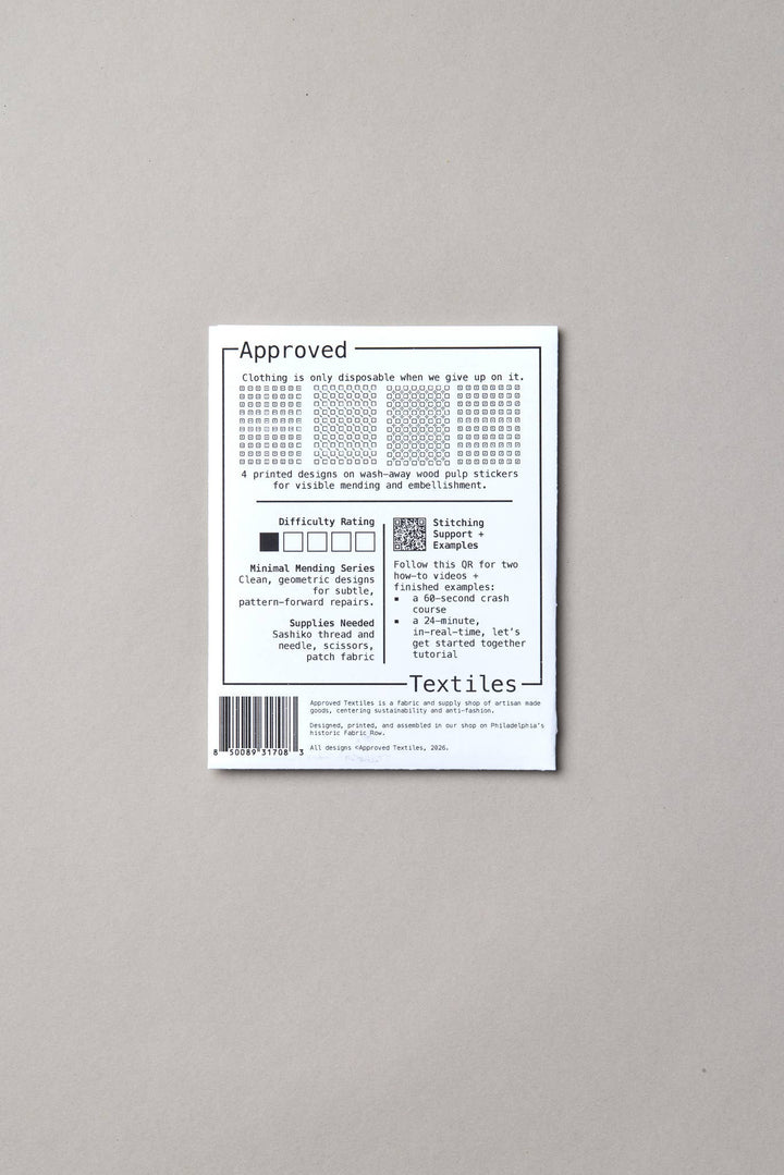 Little Squares . Minimal Mending Series