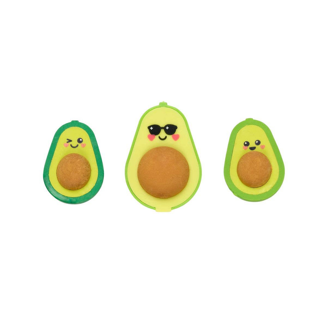 Avocado Love: Puzzle Erasers & Sharpener