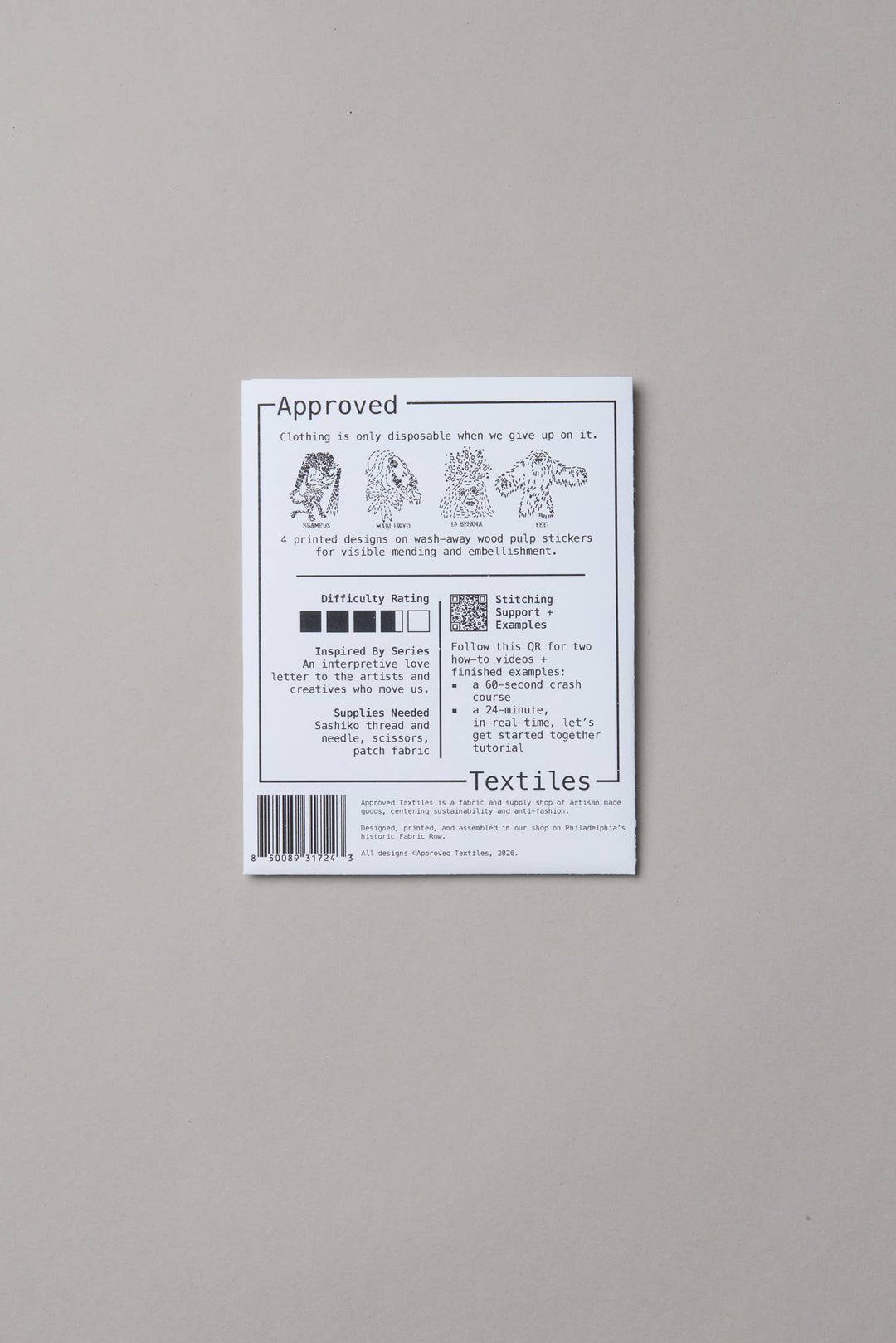 Winter Folklore: Visible Mending Transfers