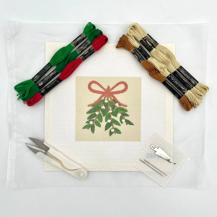 Mistletoe Needlepoint Kit