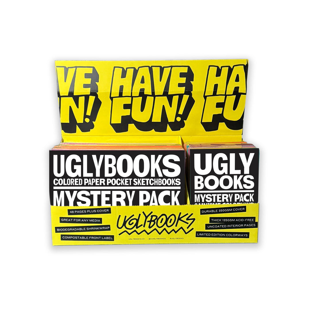 Uglybooks Shelftop POP Display