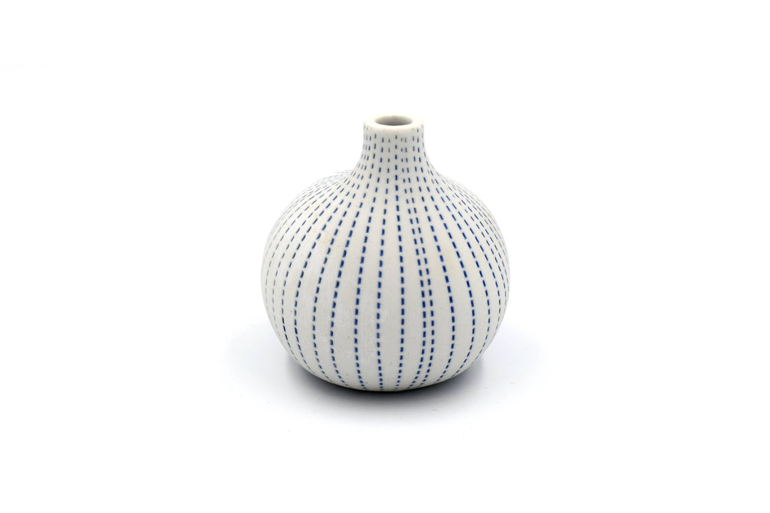 Handcrafted Asymmetrical Porcelain Bud Vase