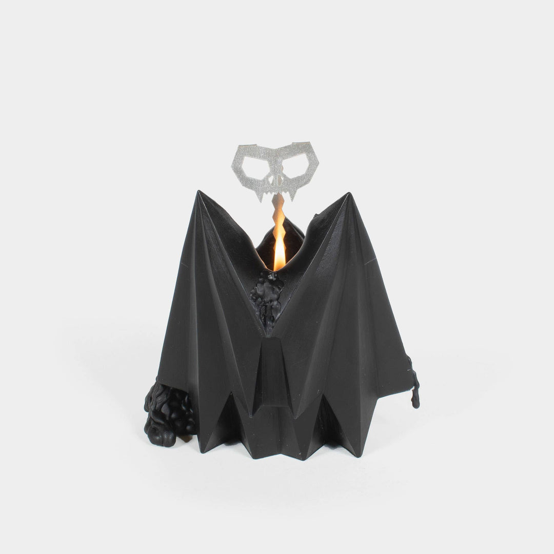 PyroPet Blaka Bat Skeleton Candle Black