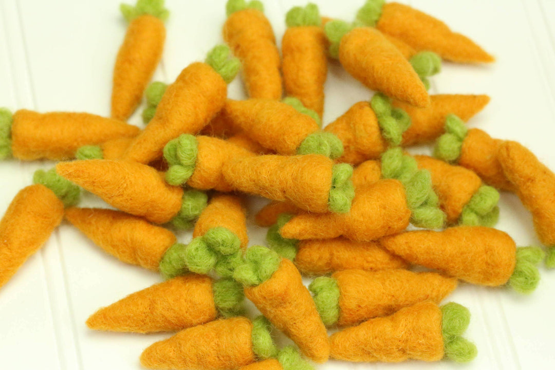 Felt Carrots