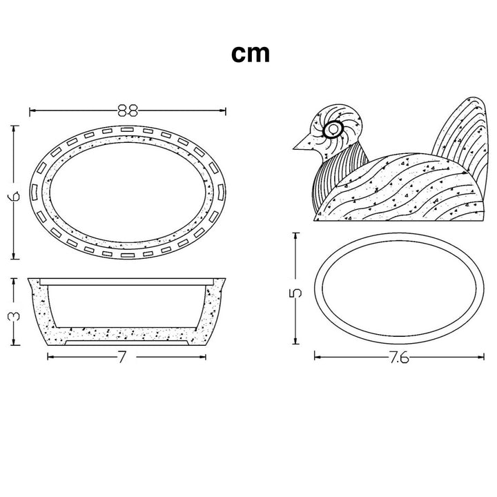 Nesting Hen Bowl - Lilac