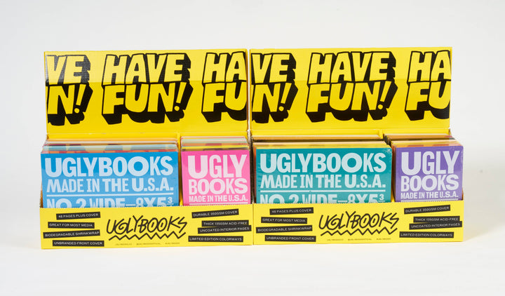 Uglybooks Shelftop POP Display