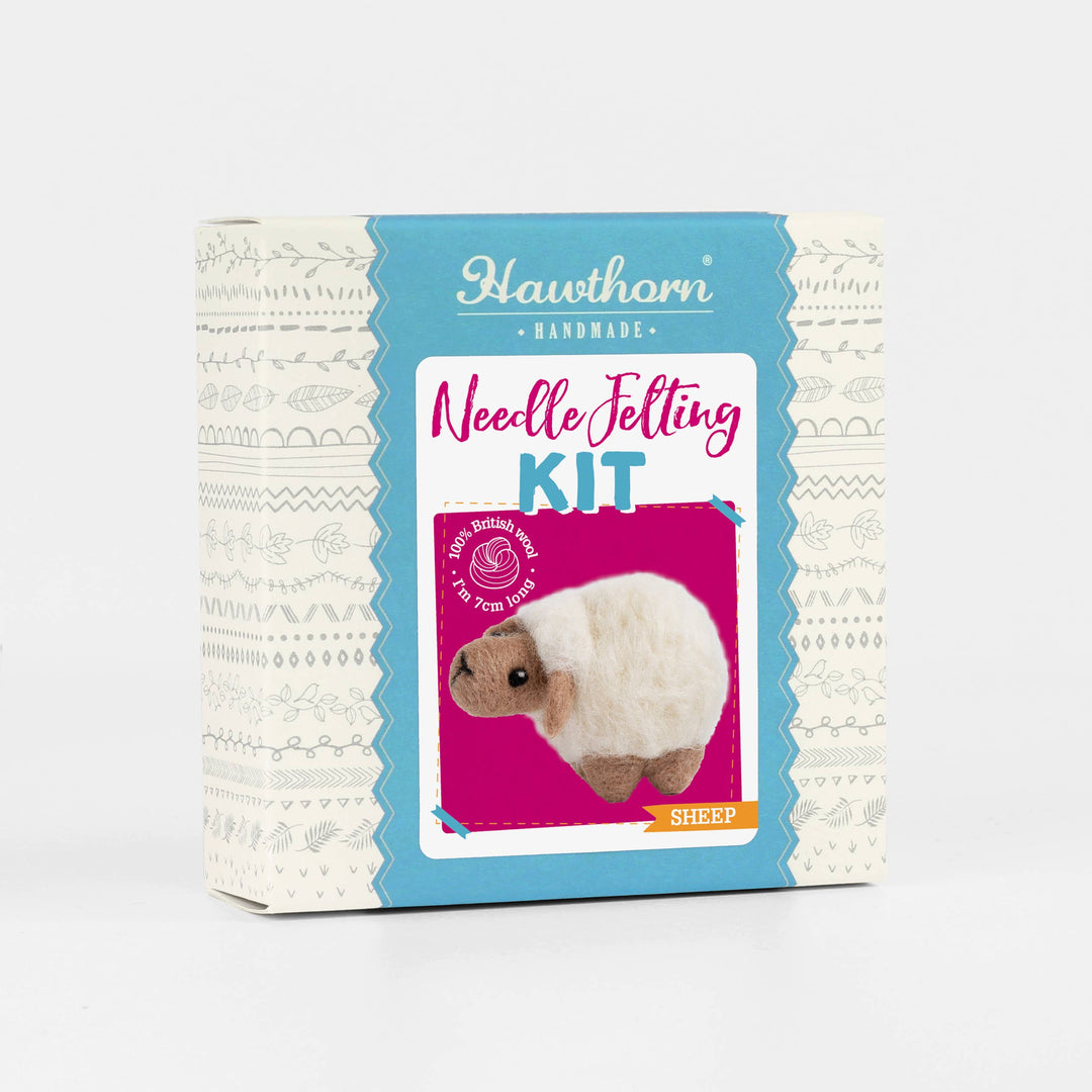 Sheep Mini Needle Felting Kit