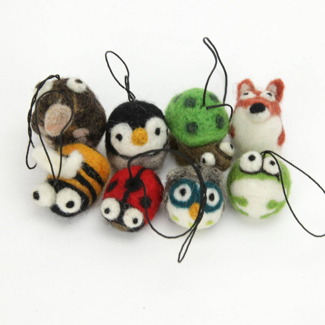 Mini Felted Animal Buddies Collection Kit (16 Pieces)