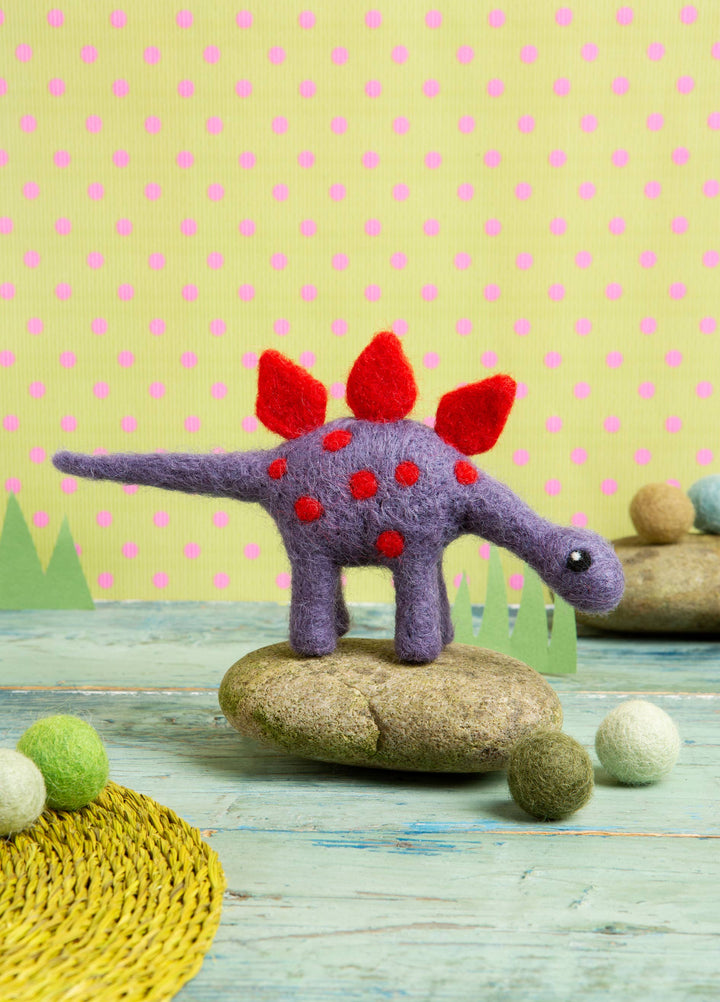 Stegosaurus Mini Needle Felting Kit