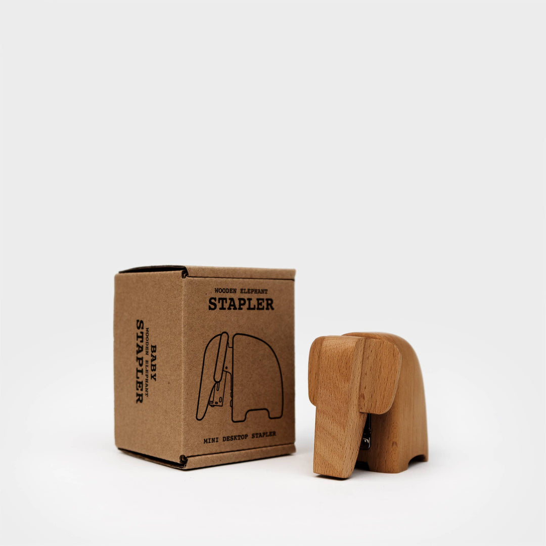 Wooden Elephant Staplers - Mama and Baby