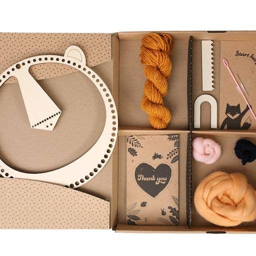 Lion Wall Art Weaving Kit