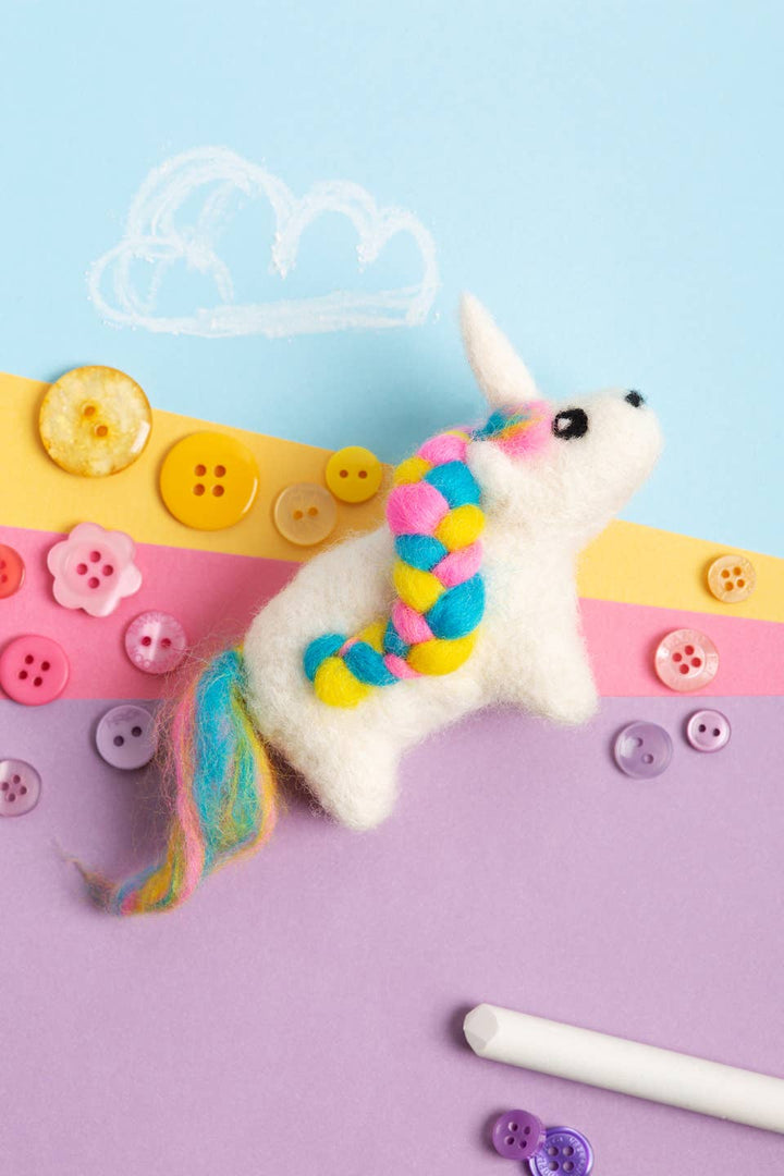 Unicorn Mini Needle Felting Kit