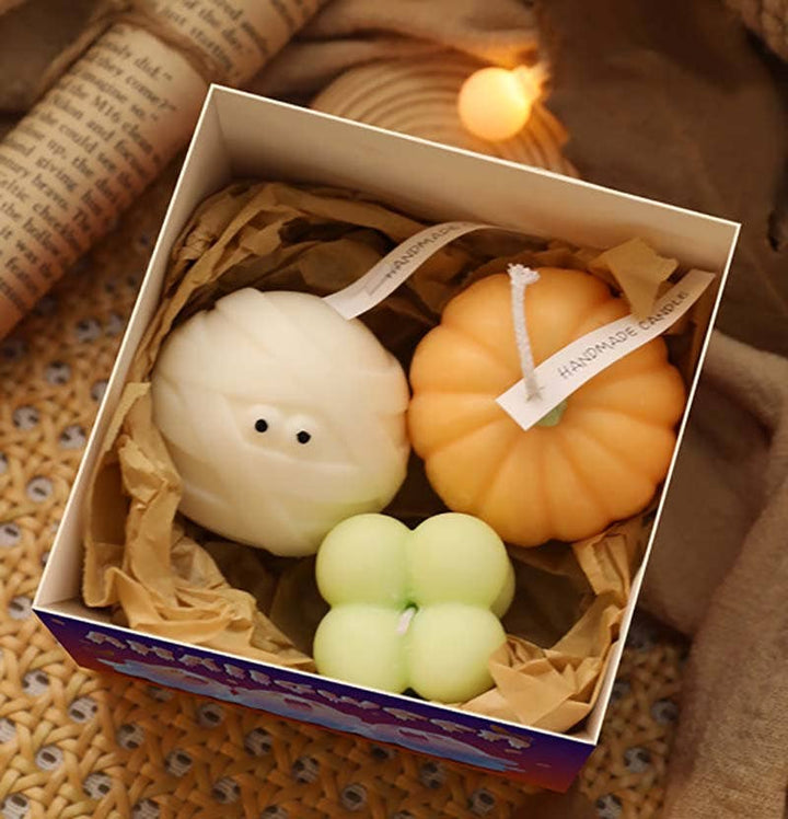 Halloween Ghost Gift Box Candle Set
