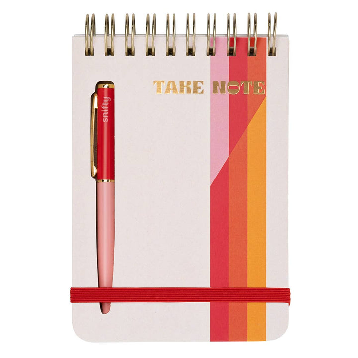TAKE NOTE NOTEBOOK + PEN SET - DISPLAY OF 24