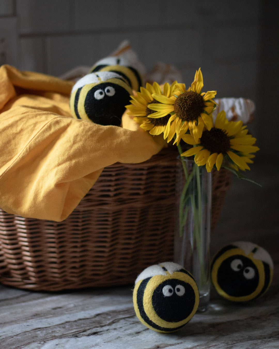 Bee Trio Eco Wool Dryer Balls