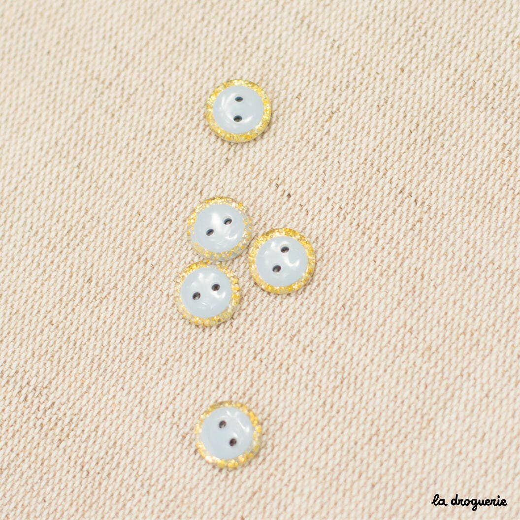 10 mm Glitter Magic Button