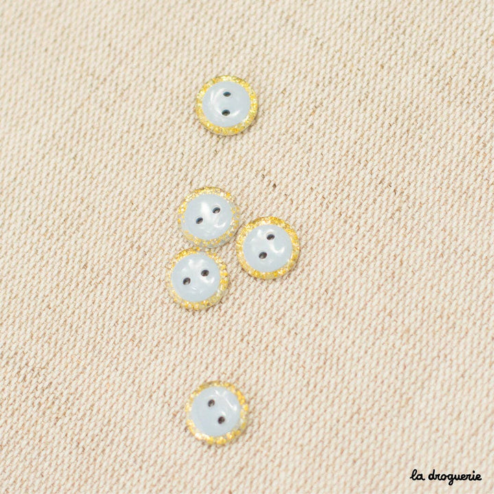 10 mm Glitter Magic Button