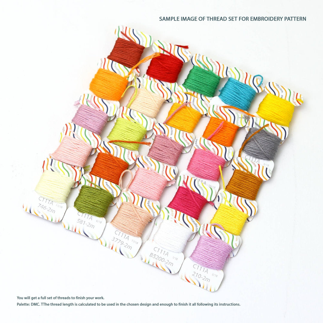 The Fish Pattern Embroidery Kit