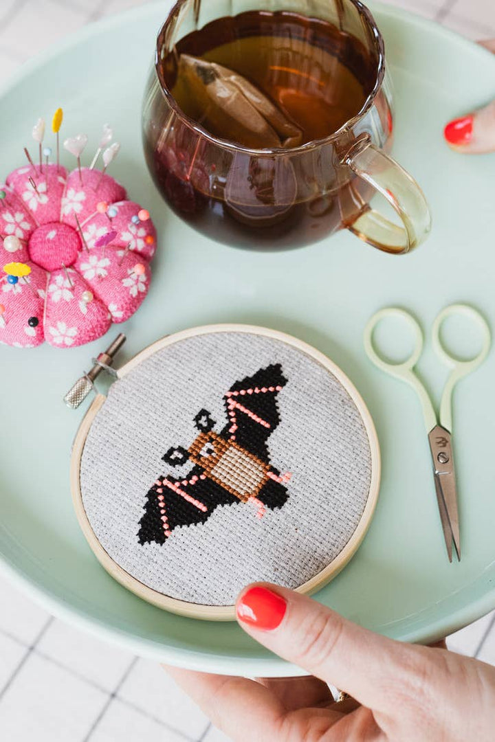 Bat Cross Stitch Kit