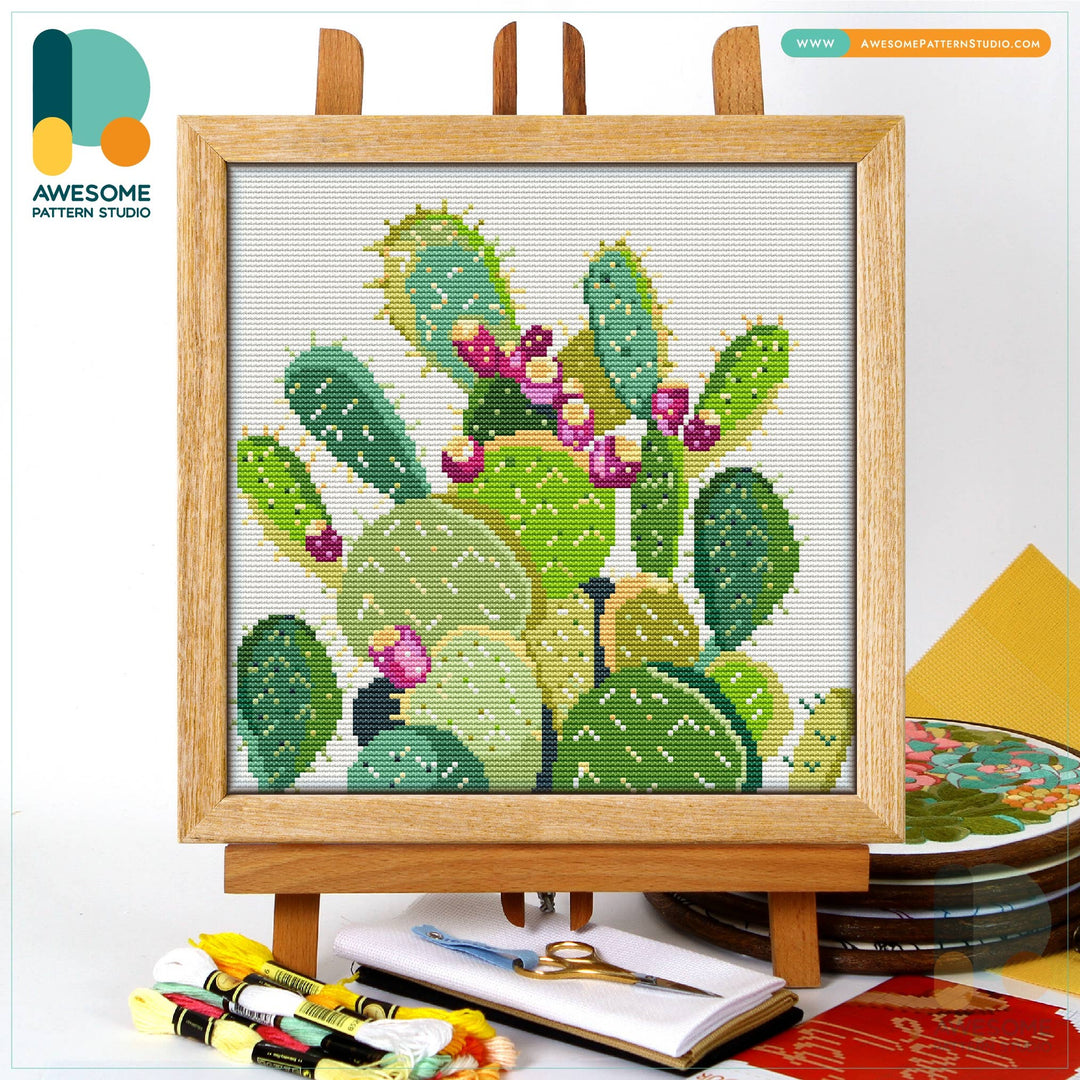 Prickly Pear, Counted Cross Stitch Kit