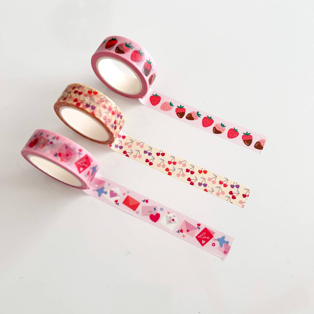 Cherry Hearts Washi Tape