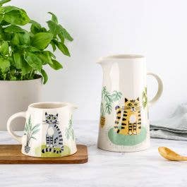 Handmade Ceramic Cat Tall Jug